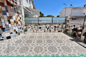 Mozaikowa szeregówka 80M2 w Torravieja, Hiszpania TARAS PRZÓD