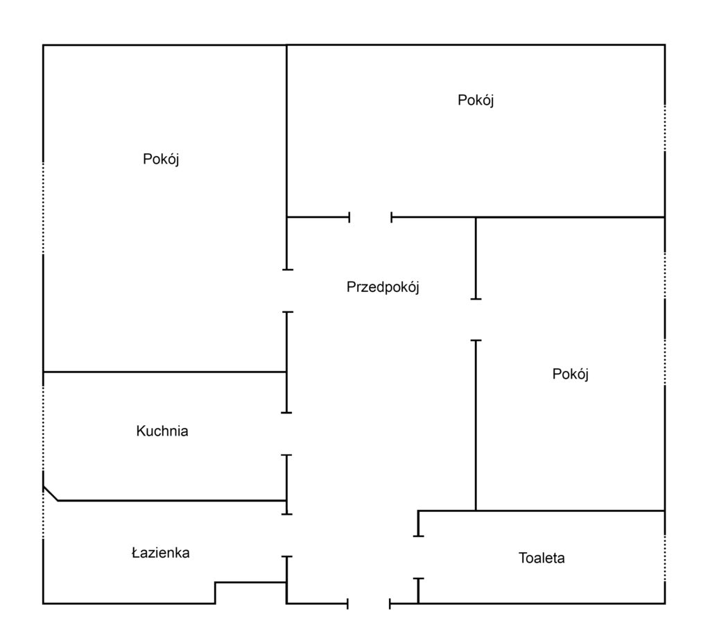 mieszkanie Zabrze, parter, 62m2, odnowione, mapka, plan mieszkania